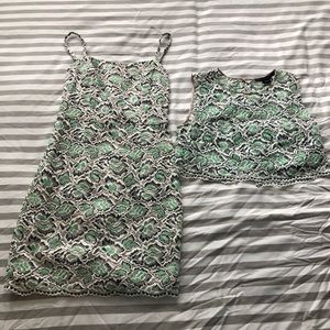 French connection 2 piece dress